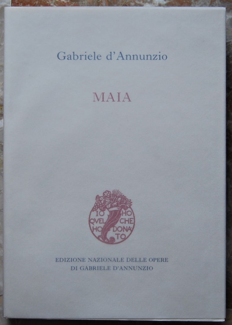 Gabriele D'Annunzio MAIA. - Copertina
