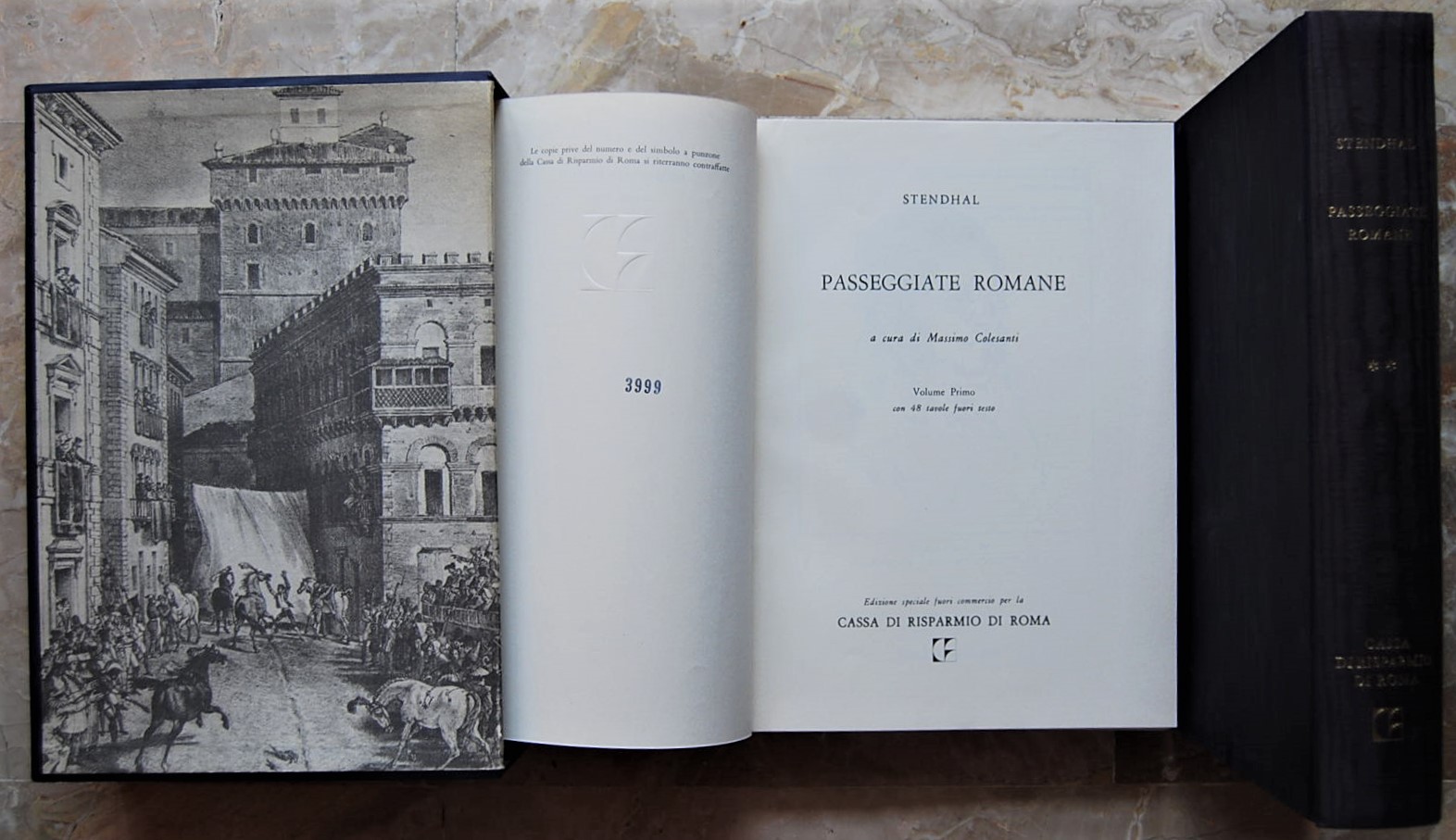 Stendhal PASSEGGIATE ROMANE. - Copertina