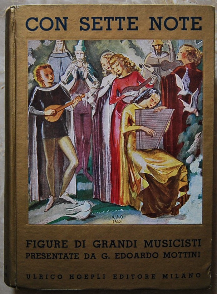 Mottini Edoardo CON SETTE NOTE. FIGURE DI GRANDI ... - Copertina