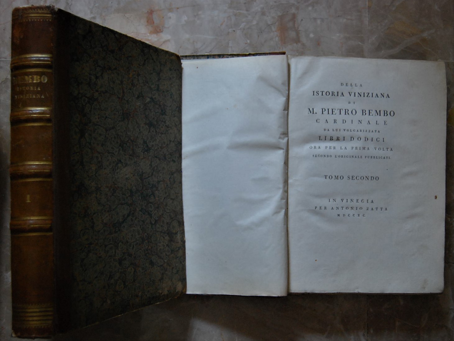Bembo Pietro DELLA ISTORIA VINIZIANA VOLGARIZZATA ... - Copertina