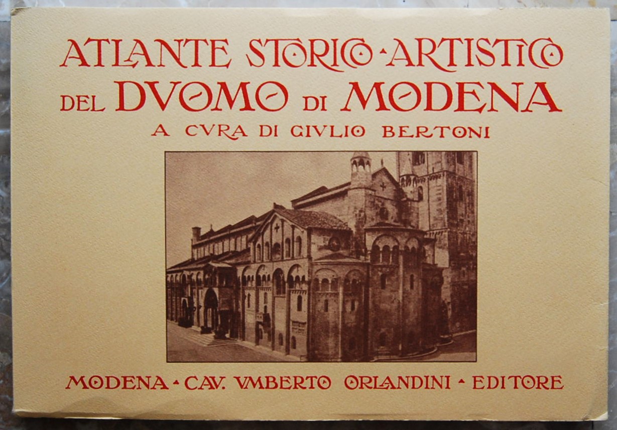 Bertoni Giulio ATLANTE STORICO ARTISTICO DEL DUOMO... - Copertina