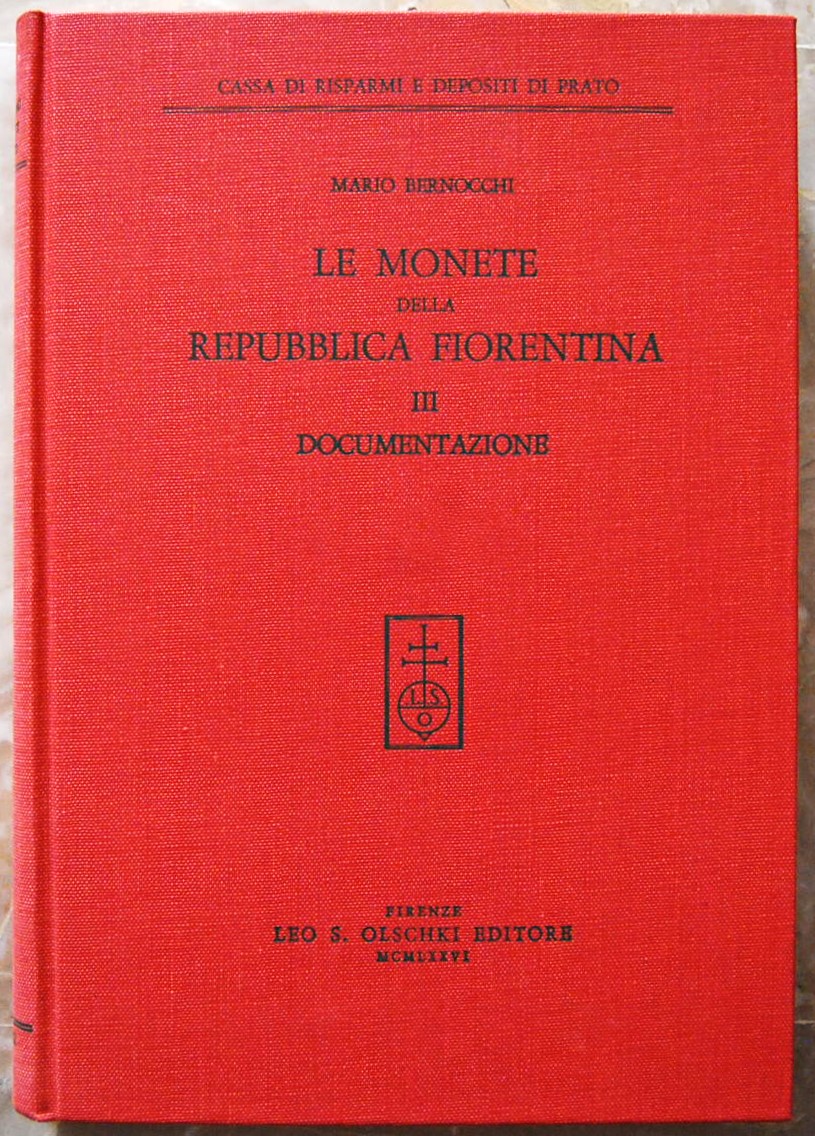 Bernocchi Mario LE MONETE DELLA REPUBBLICA ... - Copertina