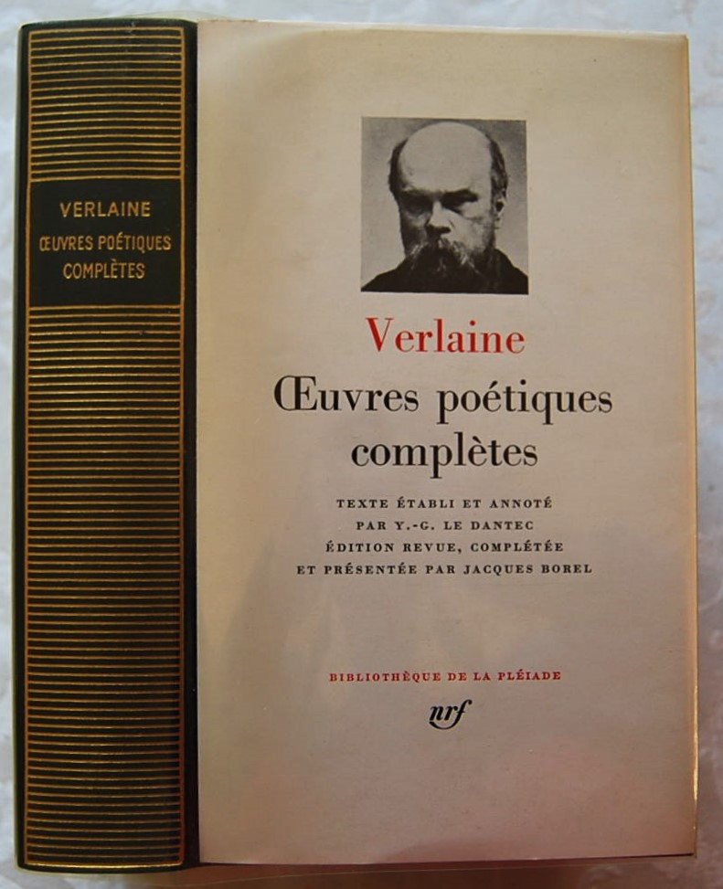 Verlaine OEUVRES POETIQUES COMPLETES. - Copertina
