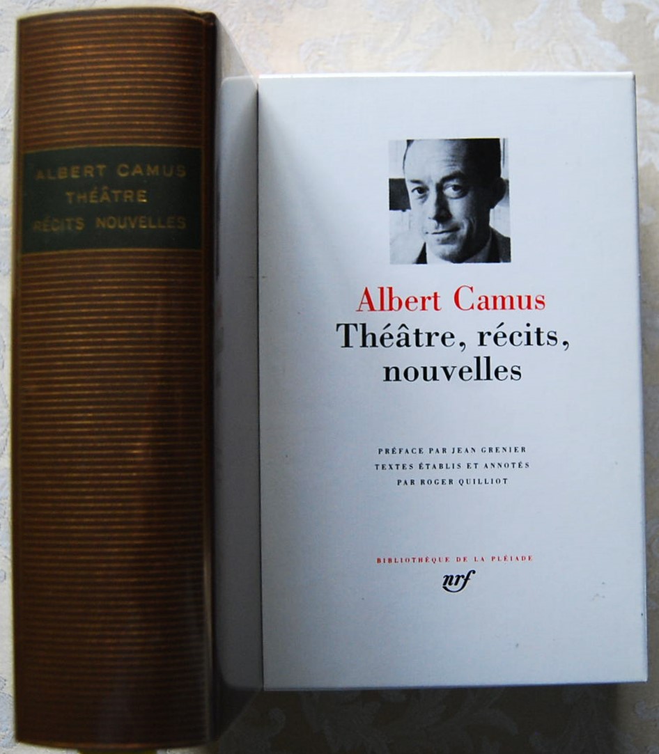 Camus Albert THEATRE, RECITS, NOUVELLES. - Copertina