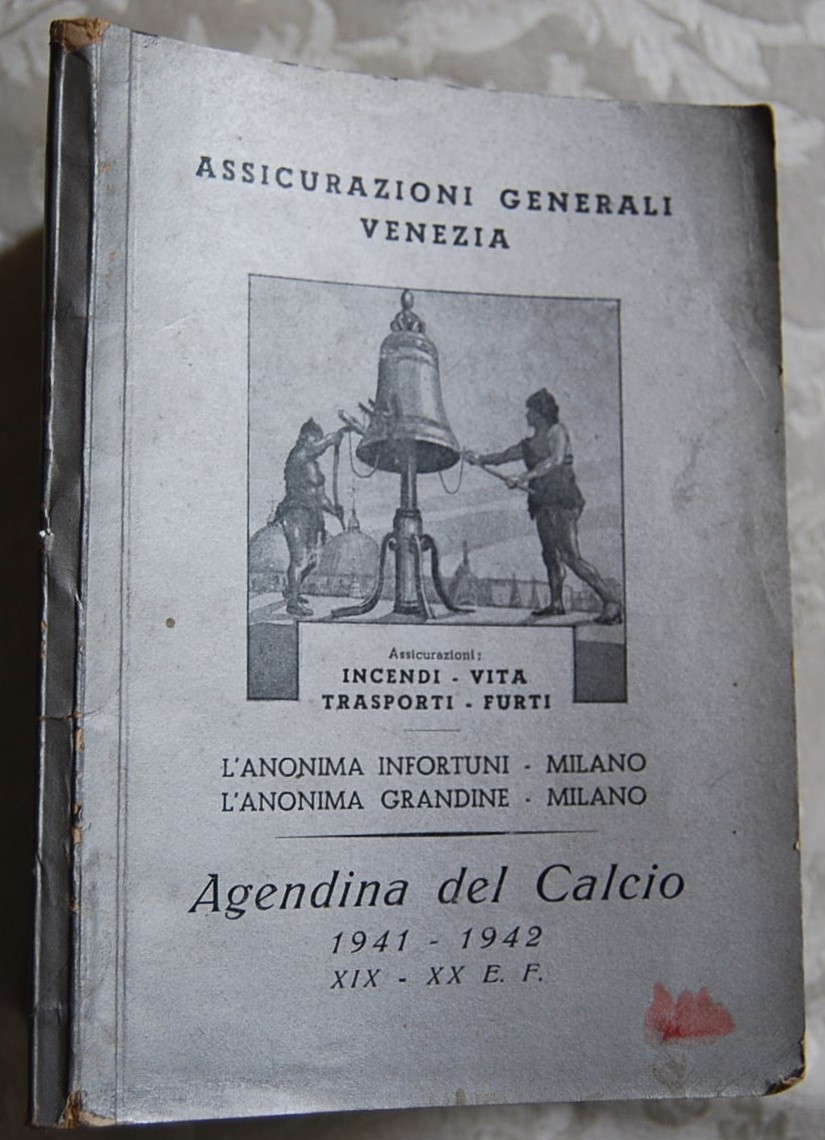 Barlassina Rinaldo AGENDINA DEL CALCIO 1941 / 1942... - Copertina