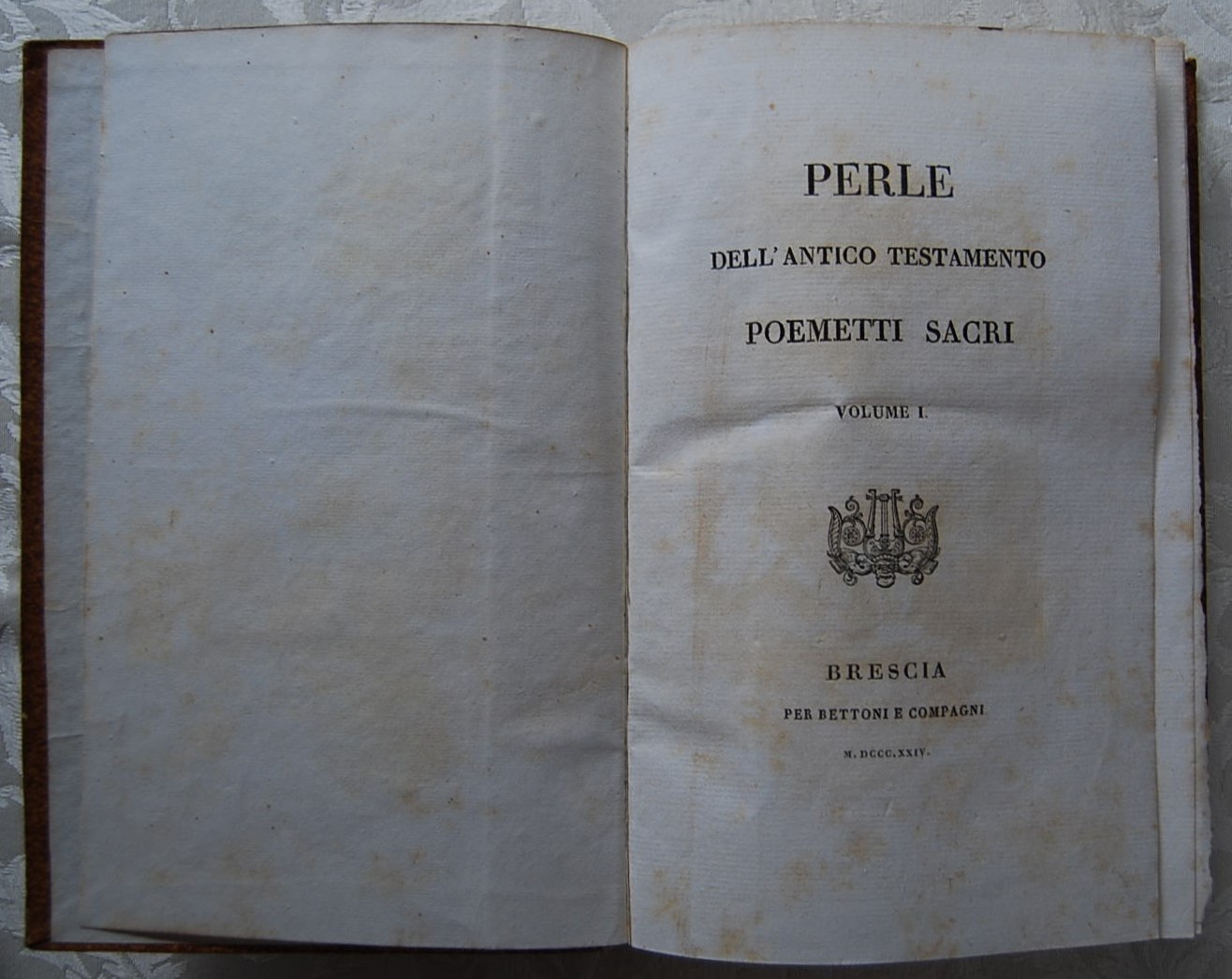  PERLE DELL'ANTICO TESTAMENTO. POEMETTI SACRI. - Copertina