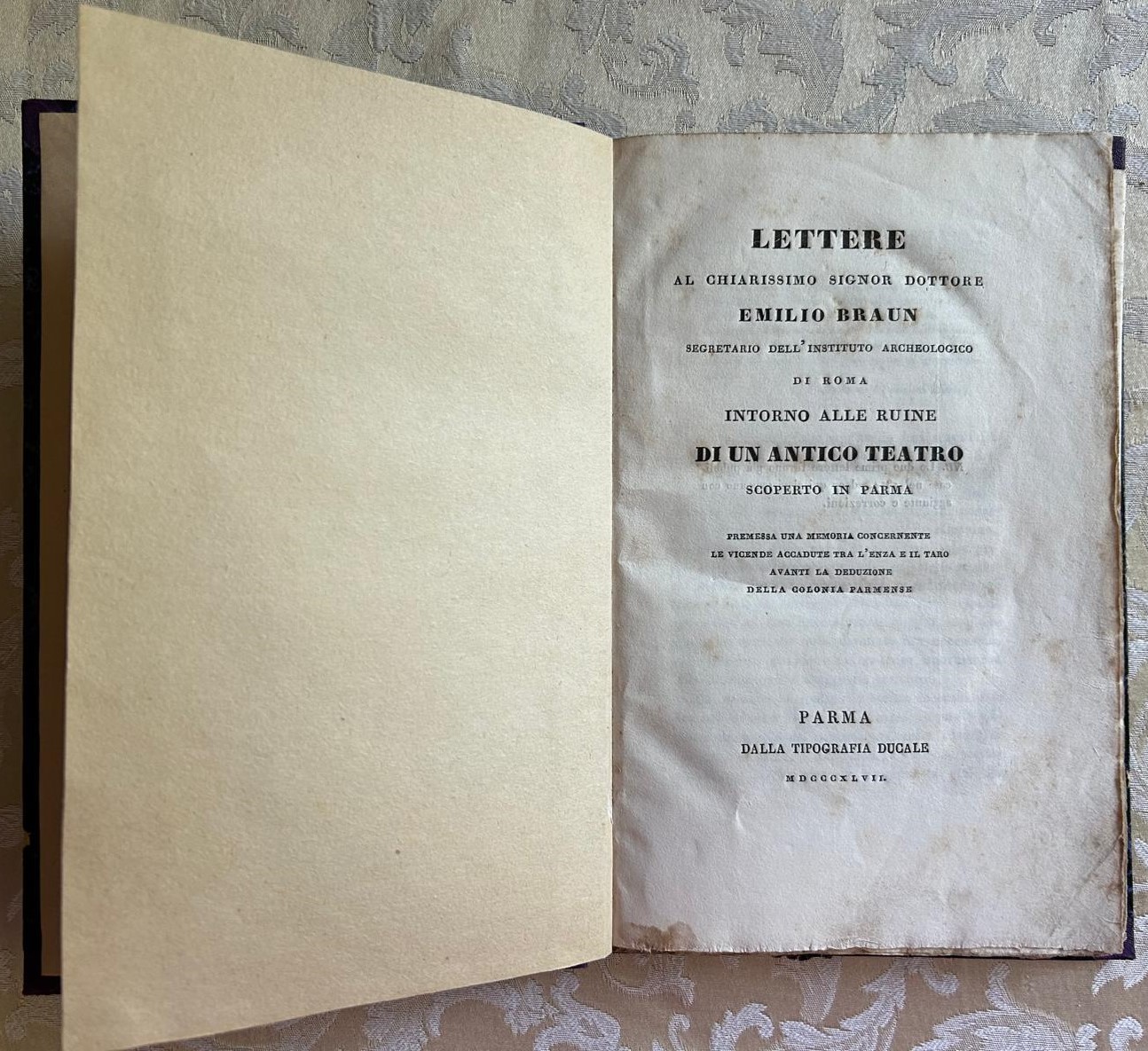 Lopez Michele LETTERE INTORNO ALLE RUINE DI UN ... - Copertina