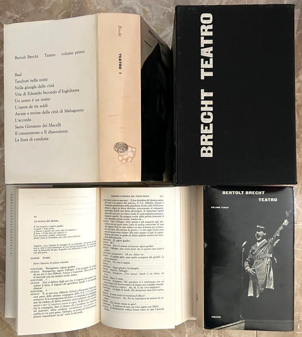 Brecht Bertolt TEATRO. - Copertina