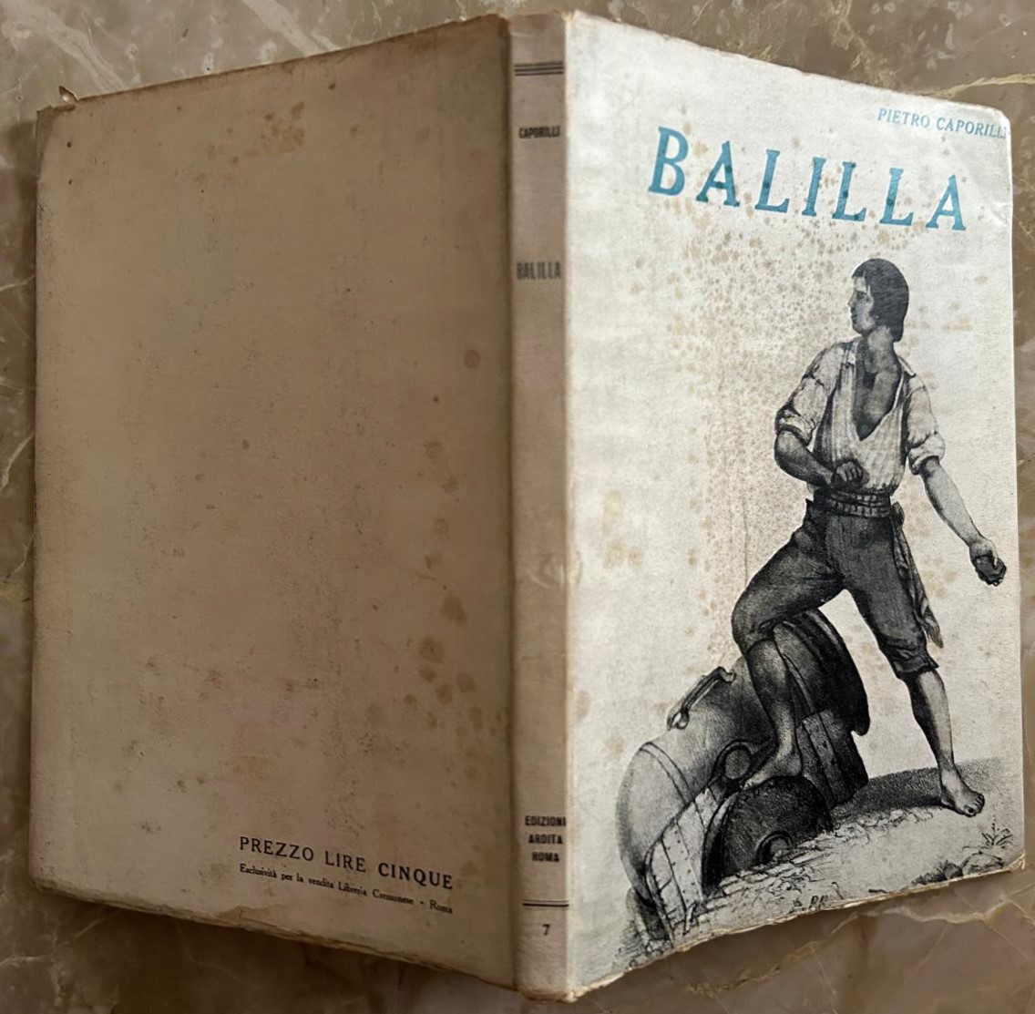 Caporilli Pietro BALILLA. - Copertina