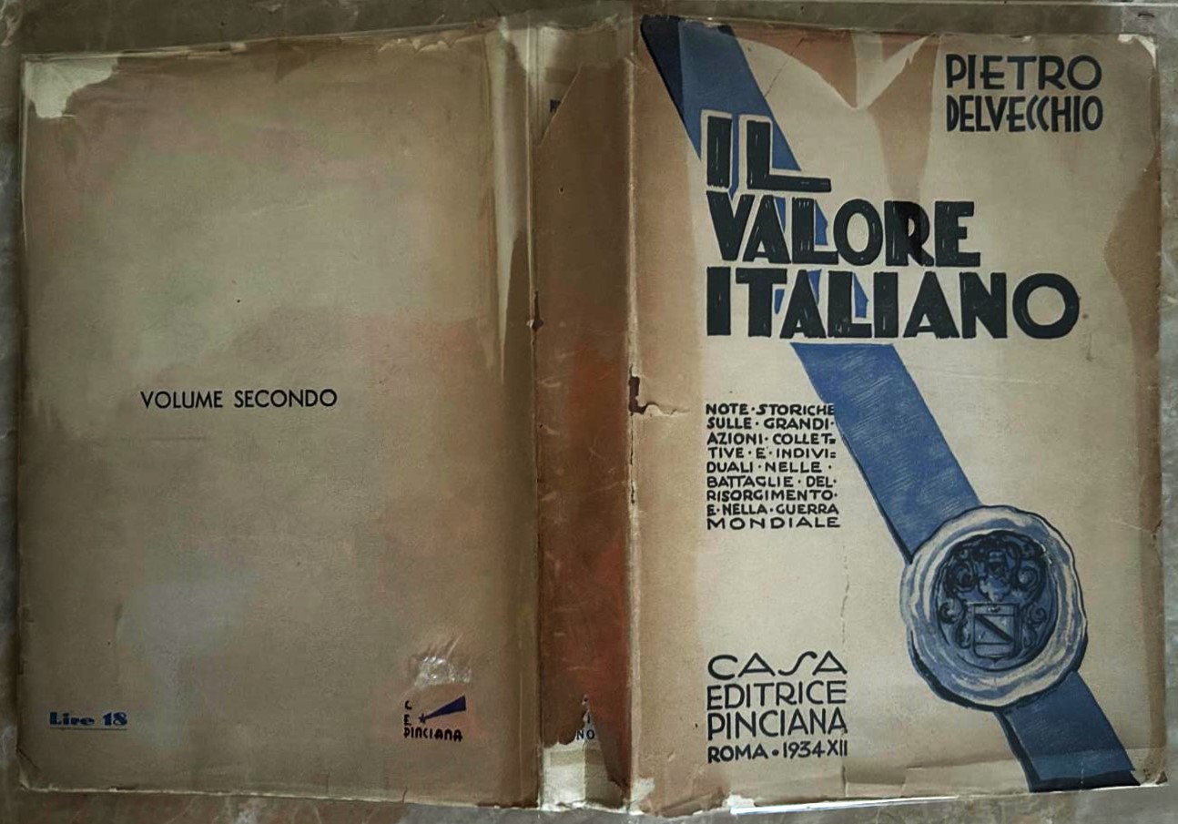 Delvecchio Pietro IL VALORE ITALIANO. VOLUME ... - Copertina