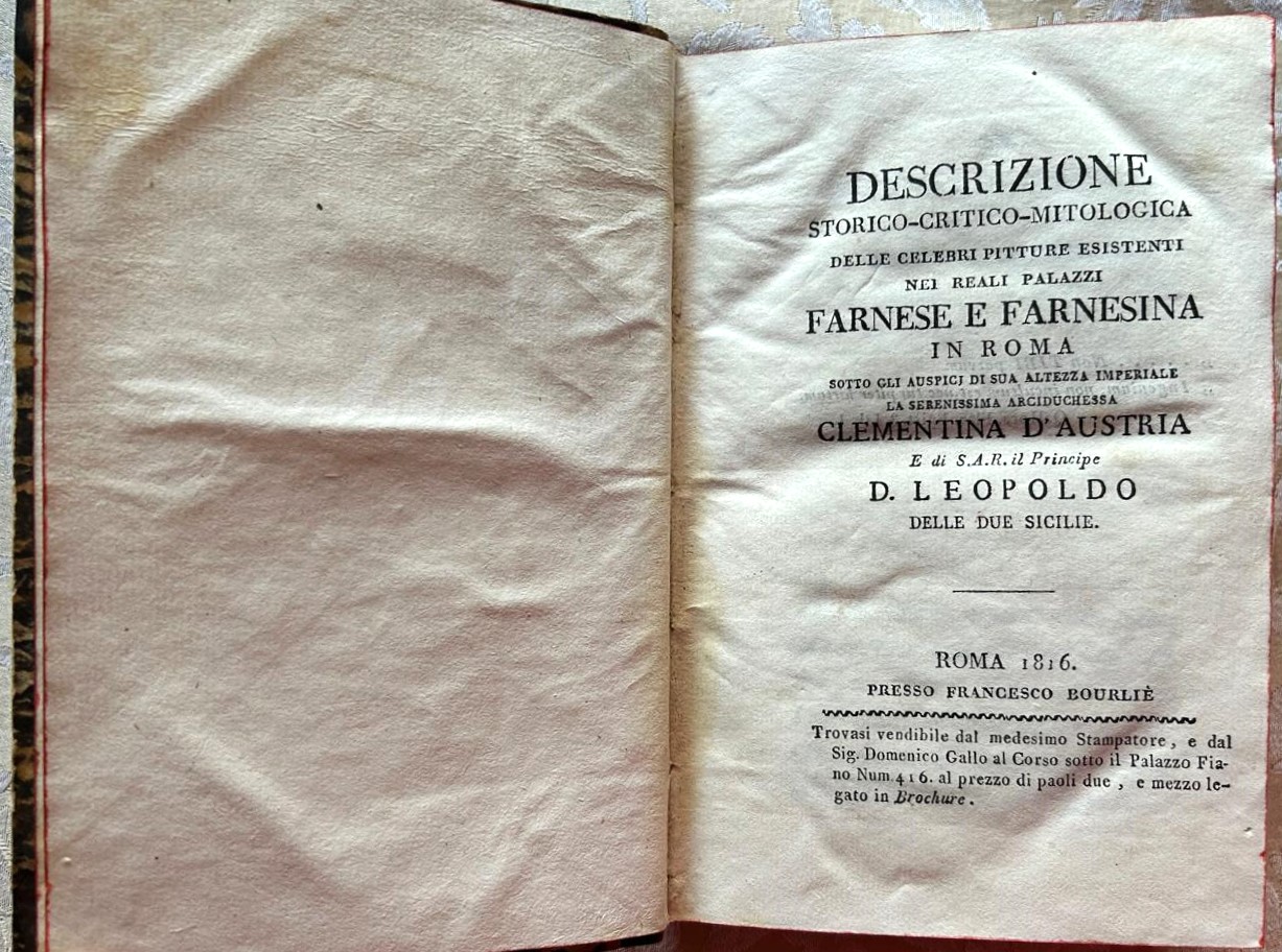 Prunetti Michelangelo DESCRIZIONE STORICO CRITICO ... - Copertina