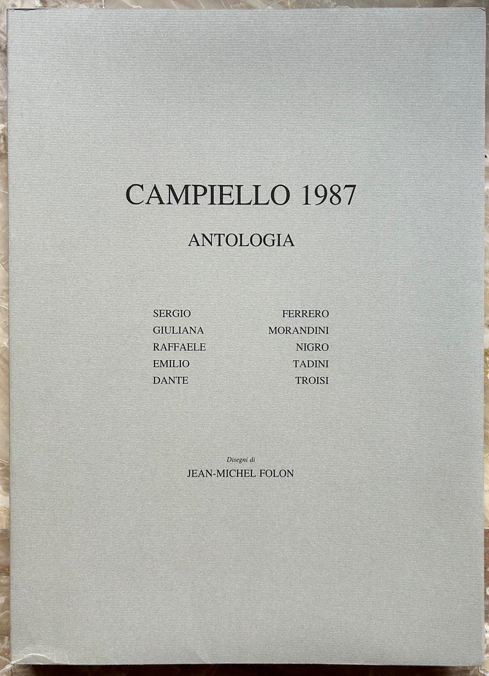  CAMPIELLO 1987. ANTOLOGIA. - Copertina