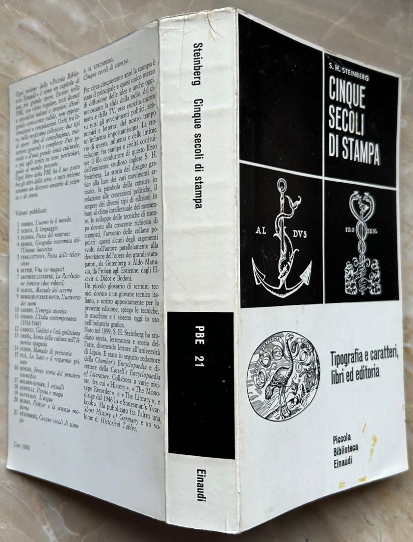 Steinberg S.H. CINQUE SECOLI DI STAMPA. - Copertina