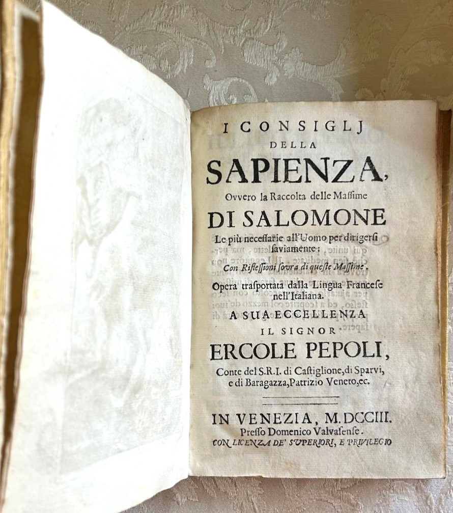  I CONSIGLI DELLA SAPIENZA. OVVERO LA RACCOLATA ... - Copertina