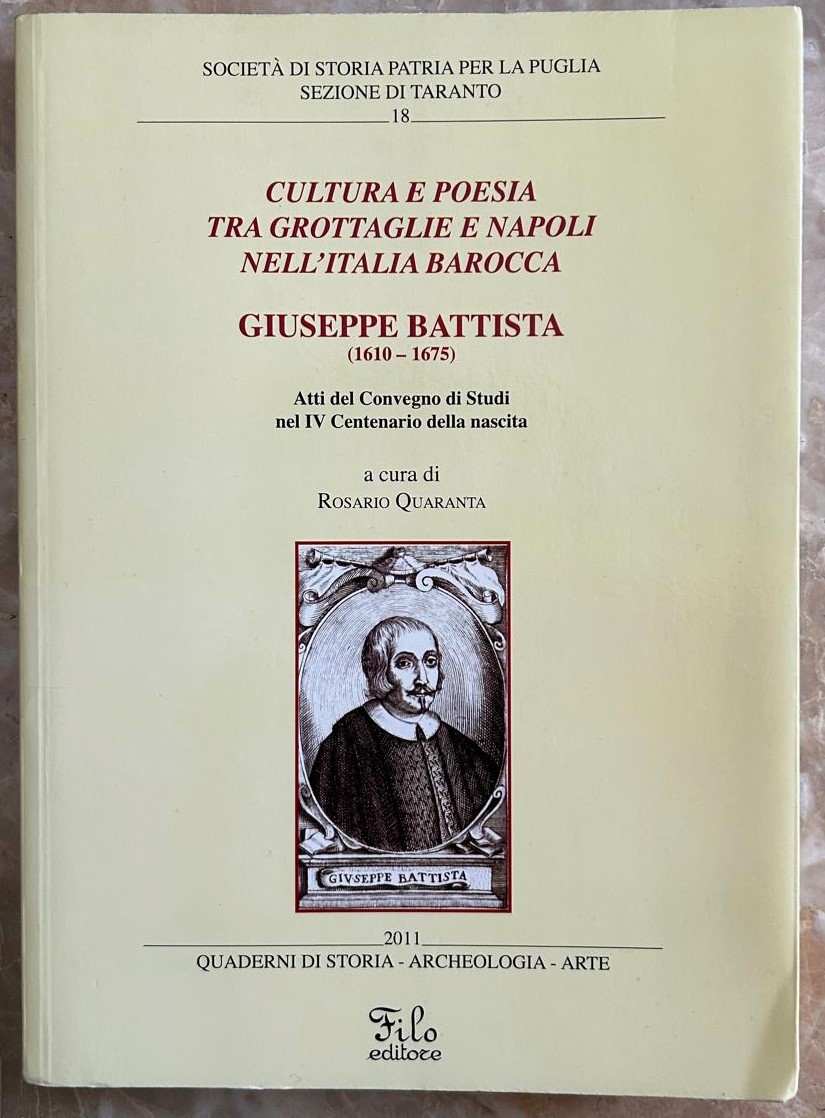 Quaranta Rosario GIUSEPPE BATTISTA. (1610 1675). - Copertina