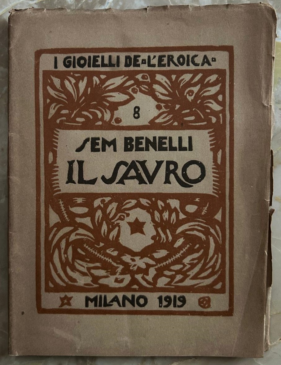 Sem Benelli IL SAURO. - Copertina