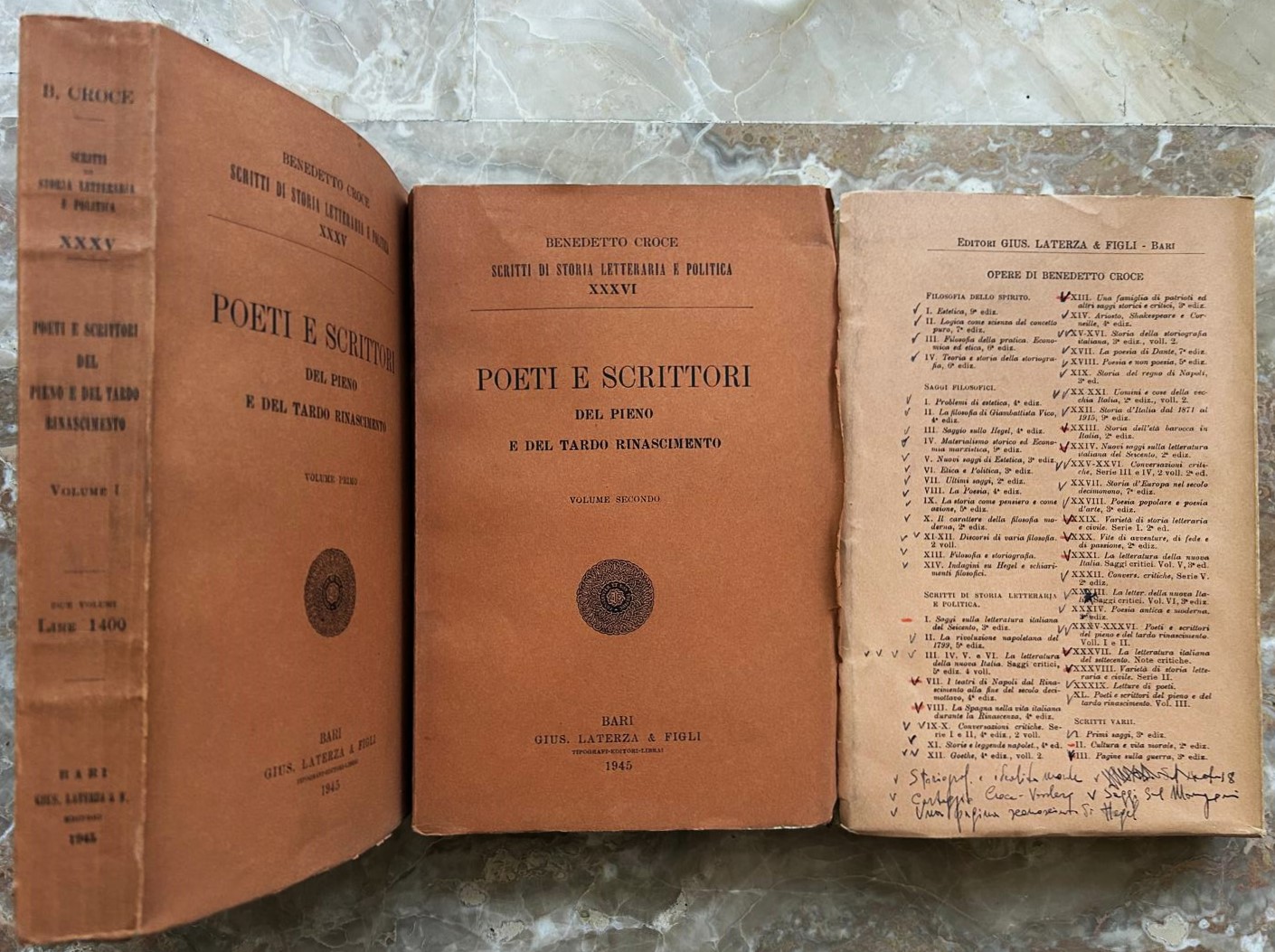 Croce Benedetto POETI E SCRITTORI DEL PIENO E ... - Copertina
