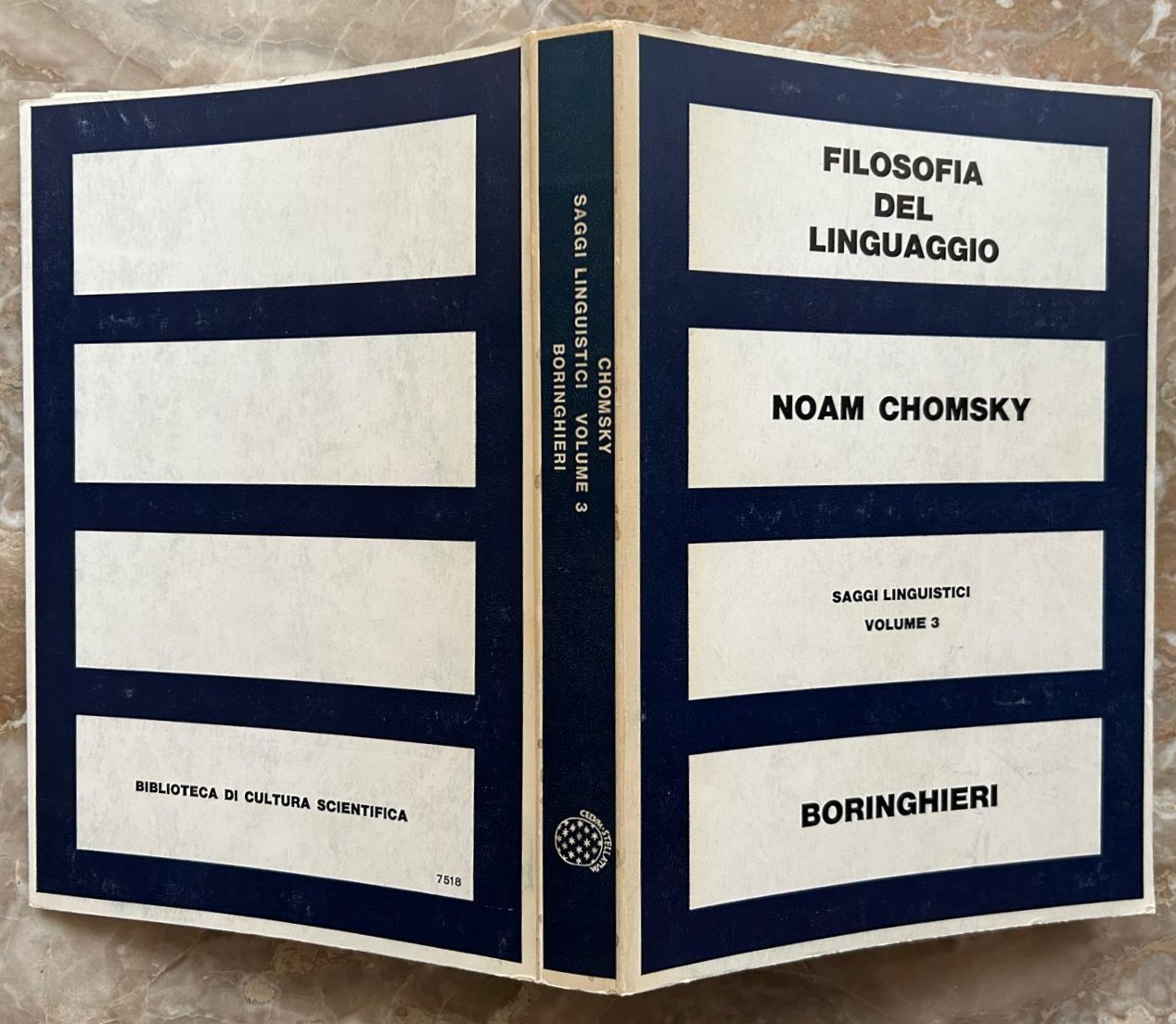 Chomsky N. FILOSOFIA DEL LINGUAGGIO. VOLUME 3: ... - Copertina