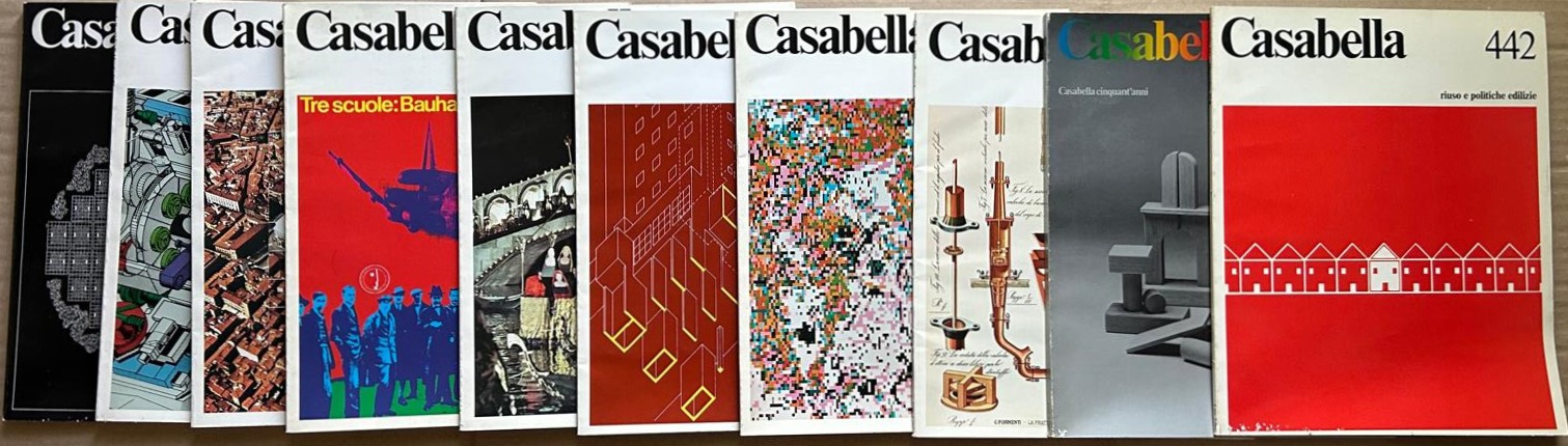  CASABELLA. ANNATA COMPLETA 1978. - Copertina