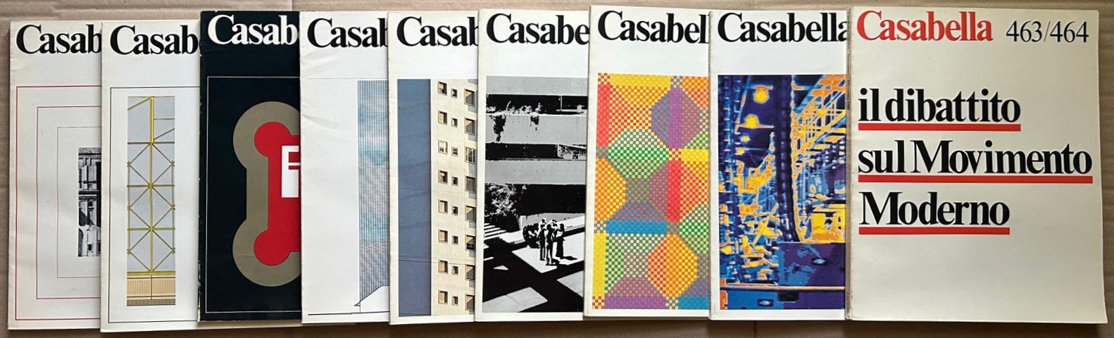  CASABELLA. ANNATA COMPLETA 1980. - Copertina