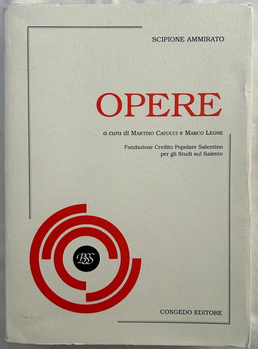 Ammirato S. OPERE. - Copertina