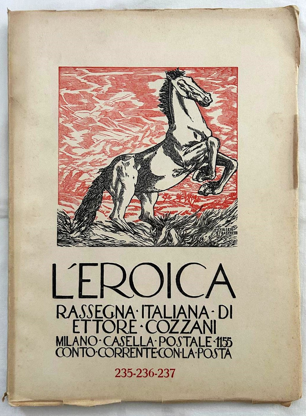 Cozzani Ettore L'EROICA. NUMERO 235 / 236 / 237. - Copertina