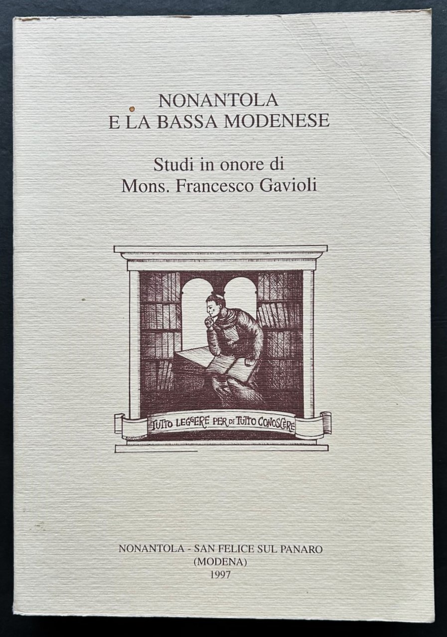  NONANTOLA E LA BASSA MODENESE. - Copertina