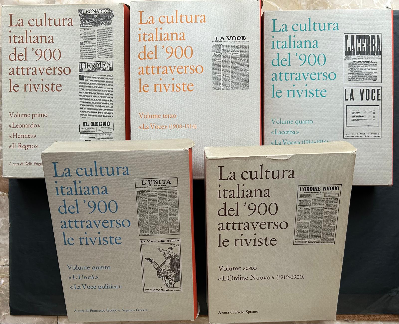  LA CULTURA ITALIANA DEL '900 ATTRAVERSO LE ... - Copertina