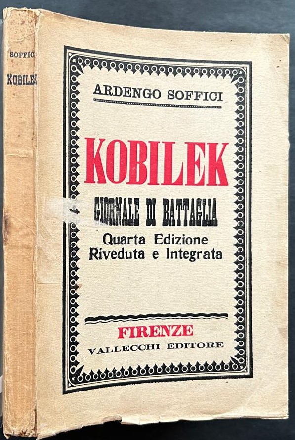 Soffici Ardengo KOBILEK. GIORNALE DI BATTAGLIA. - Copertina
