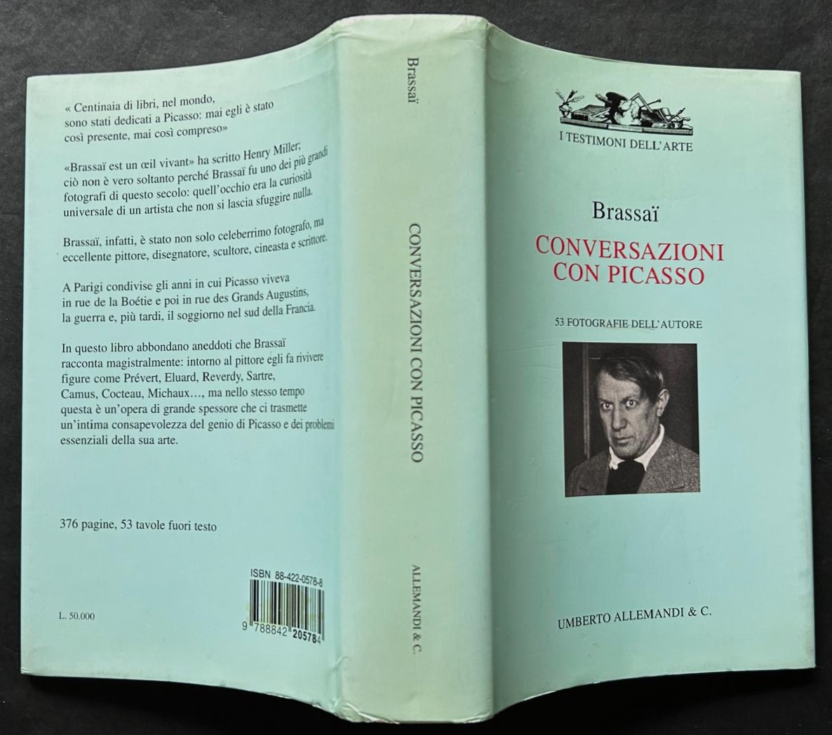 Brassai CONVERSAZIONI CON PICASSO. - Copertina