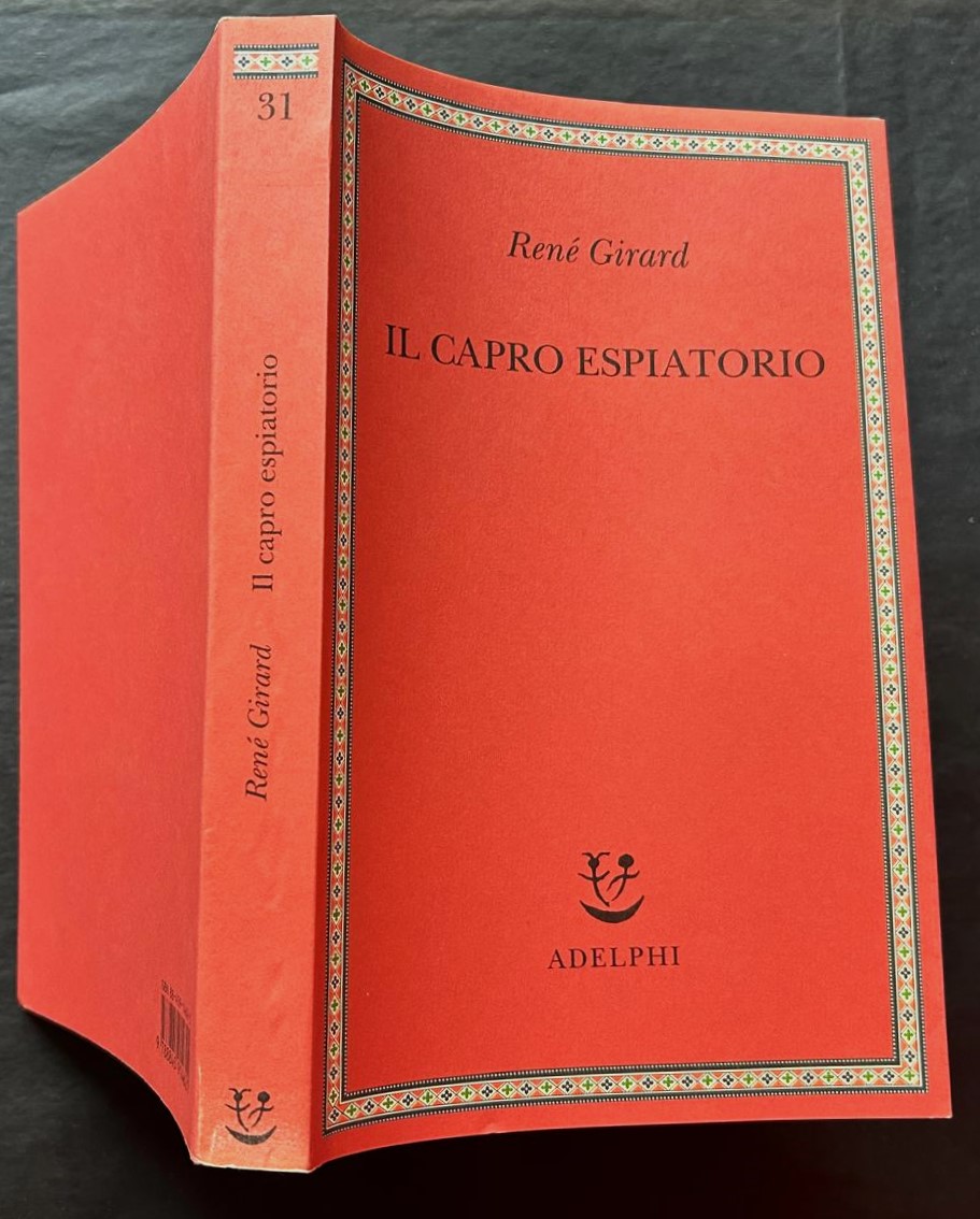 Girerd R. IL CAPRO ESPIATORIO. - Copertina