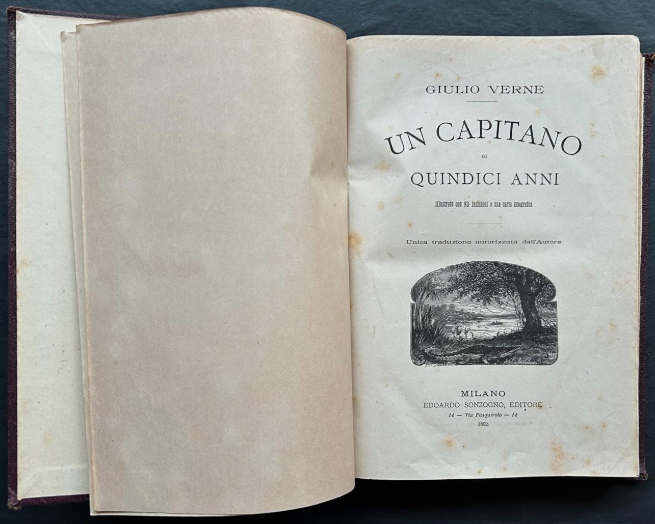 Verne Giulio UN CAPITANO DI QUINDICI ANNI - Copertina