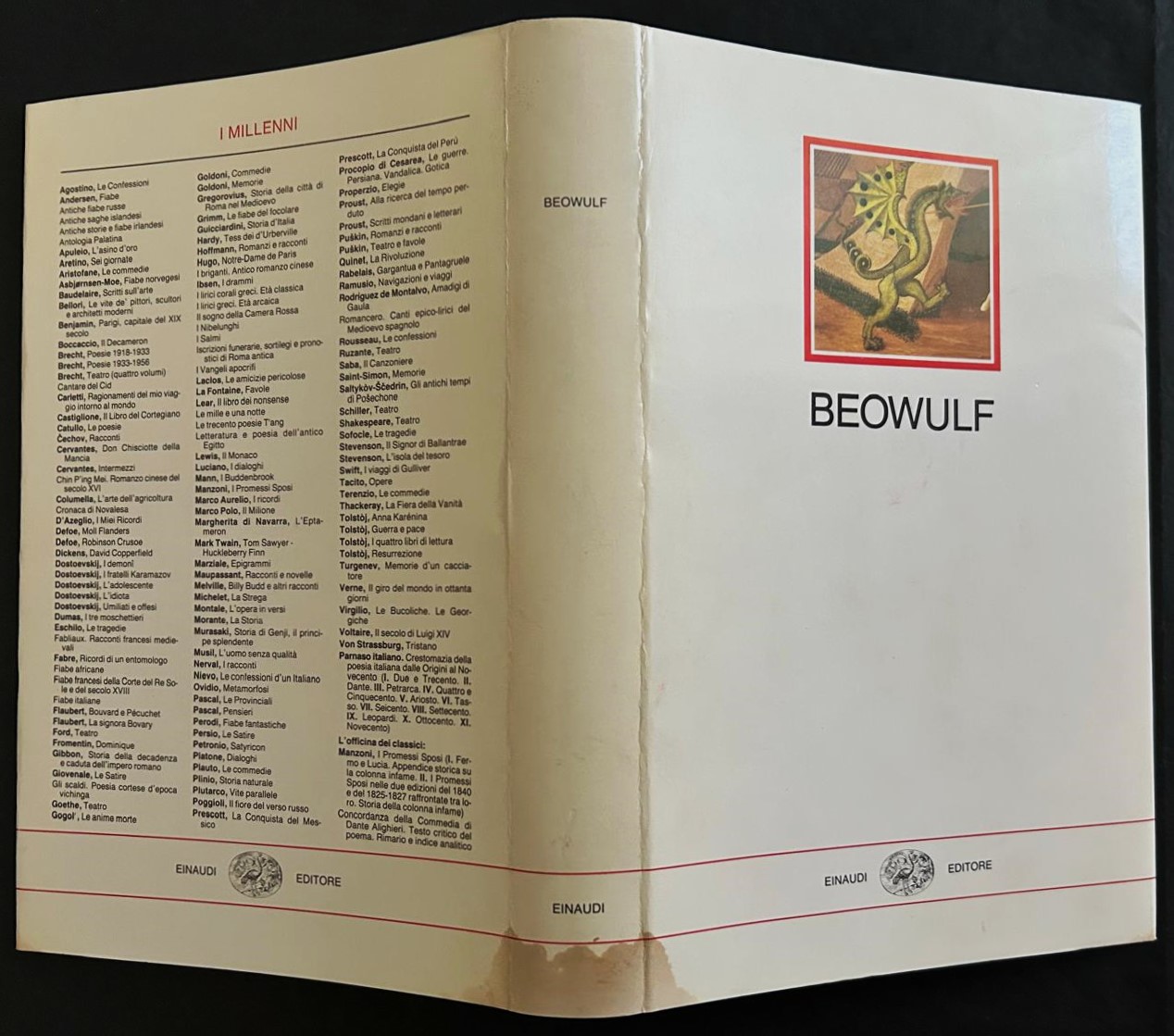  BEOWULF. - Copertina