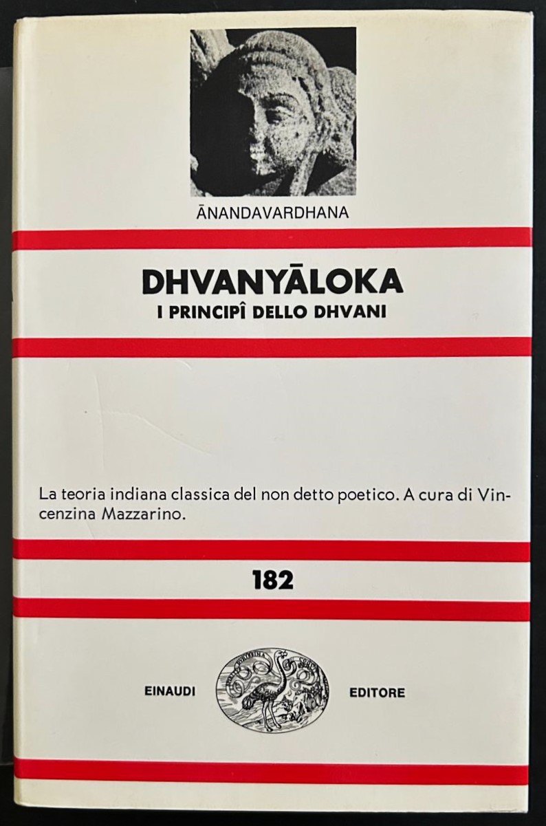 Anandavardhana DHVANYALOKA. I PRINCIPI DEL DHVANI. - Copertina
