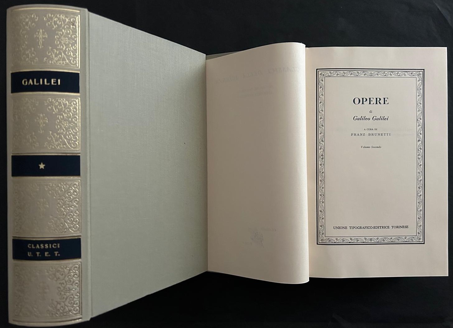Galileo Galilei OPERE. - Copertina