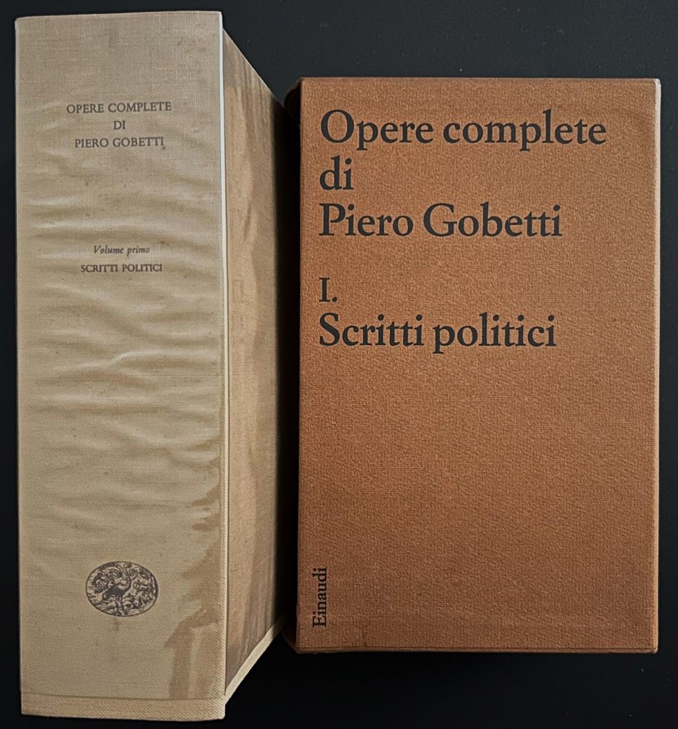 Gobetti Piero SCRITTI POLITICI. - Copertina