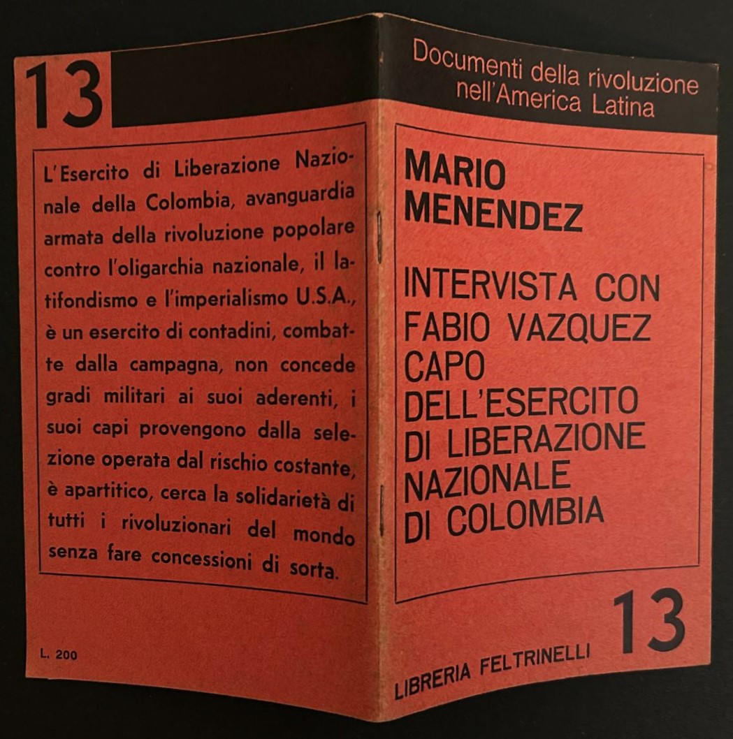 Menendez Mario INTERVISTA CON FABIO VAZQUEZ CAPO ... - Copertina