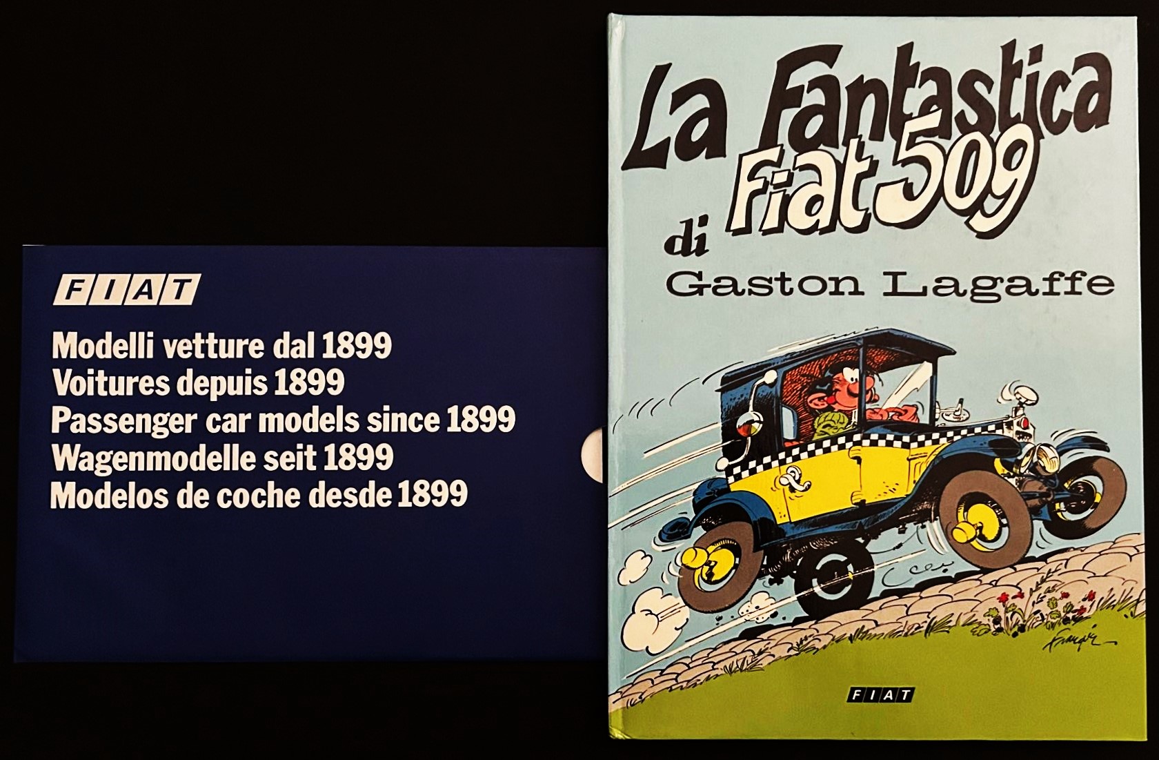  LA FANTASTICA FIAT 509 DI GASTON LAGAFFE. - Copertina
