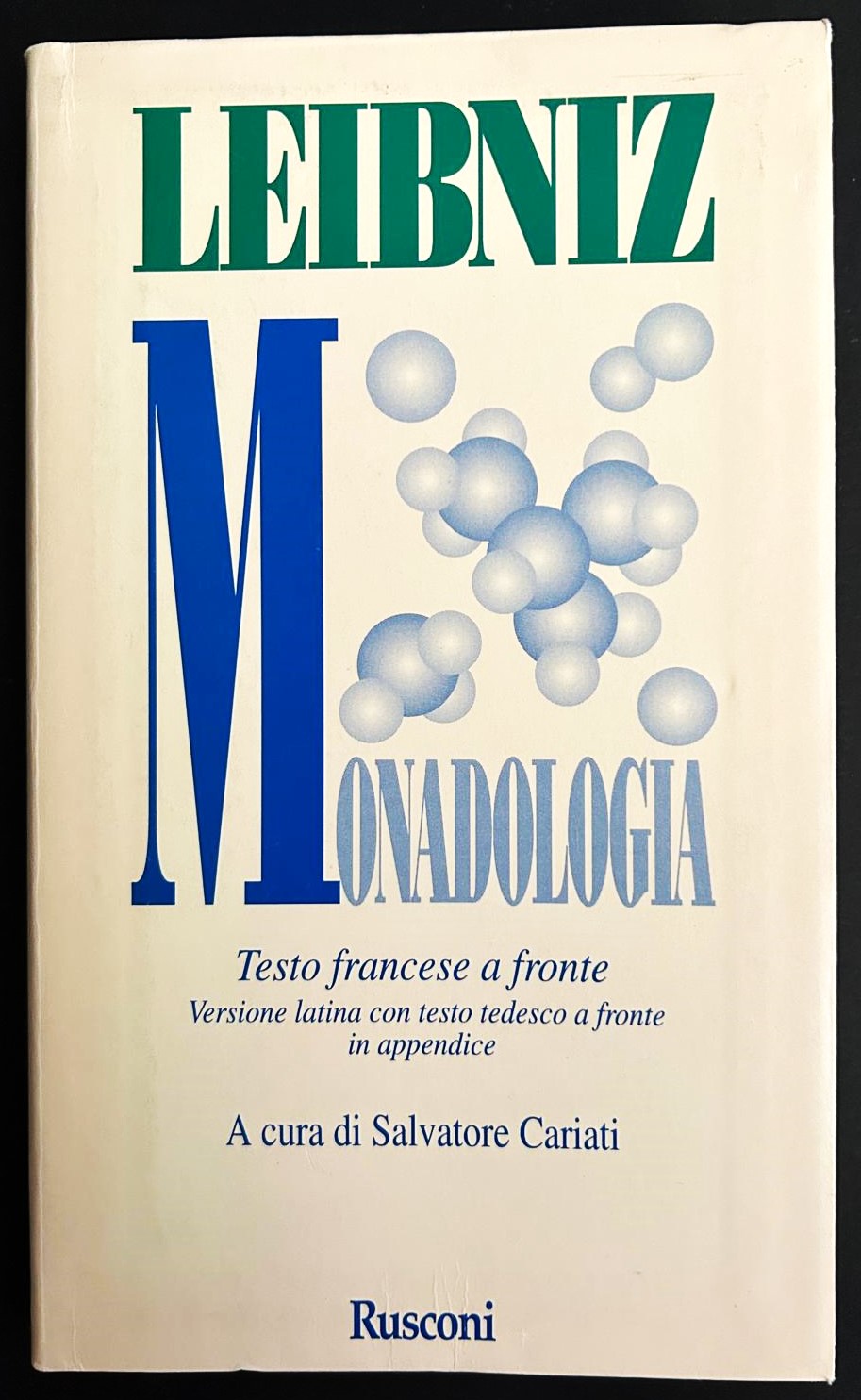 Leibniz Gottfried PRINCIPI DELLA FILOSOFIA O ... - Copertina