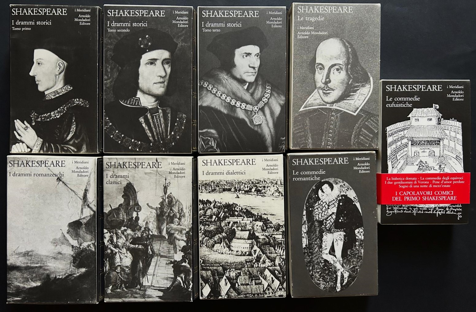Shakespeare William OPERE COMPLETE. 9 VOLUMI ... - Copertina